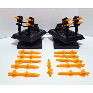 1990 HASBRO GI JOE THE GENERAL LANDING PAD ROCKET LAUNCHER ASSEMBLY MISSLE LOT